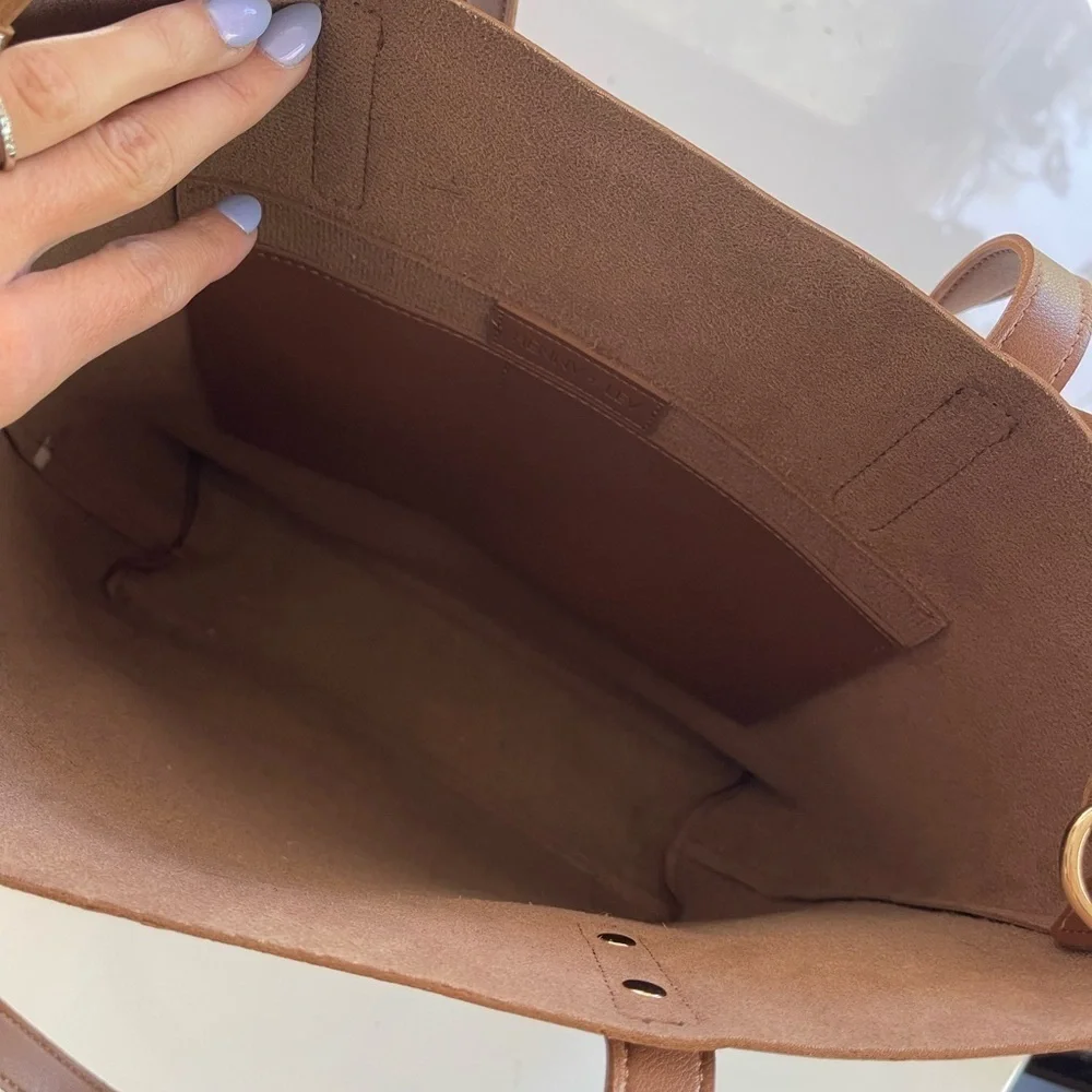 Henny + Lev Vegan Leather Tote Bag